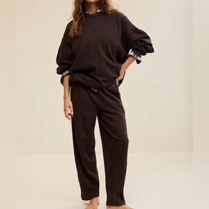 Aerie Oh Snap Barrel Leg Sweatpant, XS